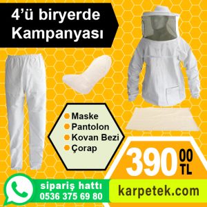 4'ü biryerde maske pantolon çorap kovan bezi